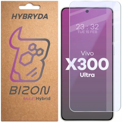 Szkło hybrydowe BIZON Hybrid Mule do Vivo X300 Ultra