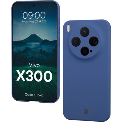 Etui BIZON Łupka do Vivo X300 Niebieski