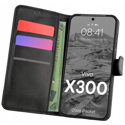 Etui BIZON Pocket do Vivo X300 Czarny