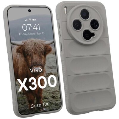 Etui BIZON Tur do Vivo X300 Jasnoszary