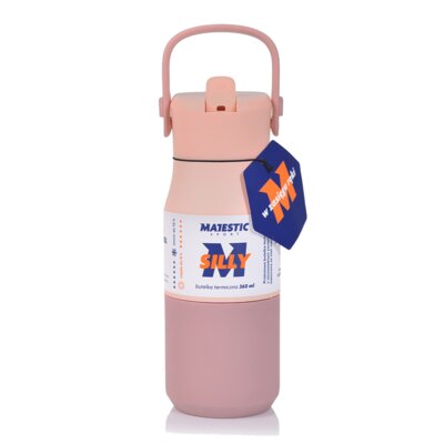 Butelka termiczna MAJESTIC SPORT Silly Różowy 360 ml