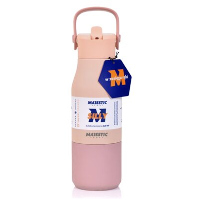 Butelka termiczna MAJESTIC SPORT Silly Różowy 620 ml