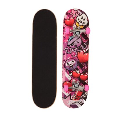 Deskorolka BEST SPORTING Octopus Pink