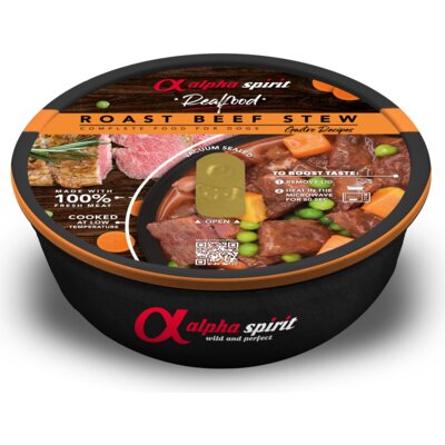 Karma dla psa ALPHA SPIRIT Real Food Beef Stew 280 g