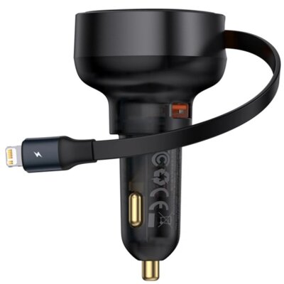 Ładowarka samochodowa BASEUS Enjoyment Pro 55W Czarny