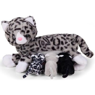 Maskotka MAMANIMALS Mama kotek z małymi MM2020602 (4 szt.)