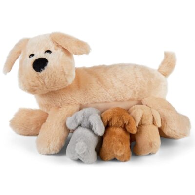 Maskotka MAMAANIMALS Mama piesek z małymi MM2020601 (4 szt.)