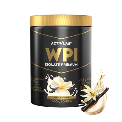 Odżywka białkowa ACTIVLAB Wpi Isolate Premium Waniliowy (400 g) Bez cukru