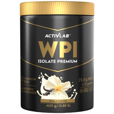 Odżywka białkowa ACTIVLAB Wpi Isolate Premium Waniliowy (400 g) Bez cukru