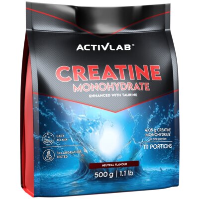 Monohydrat kreatyny ACTIVLAB Naturalny (500 g)