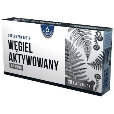 Węgiel aktywny OLEOFARM (20 kapsułek)
