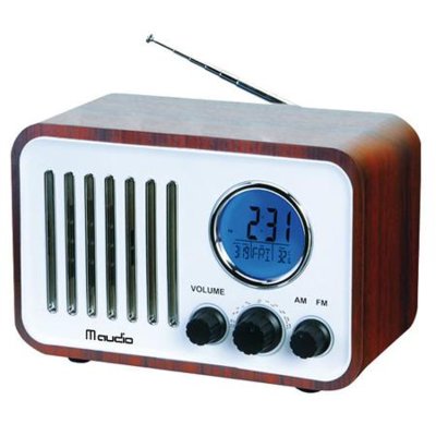 Radiobudzik M-AUDIO LM-22C Wiśniowy