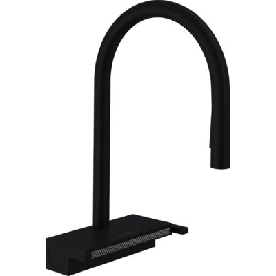 Bateria kuchenna stojąca HANSGROHE Aquno Select M81 Czarny mat 73831670