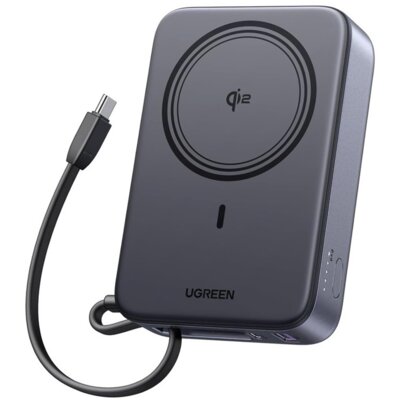 Powerbank UGREEN PB567 20000mAh Qi2 30W Szary
