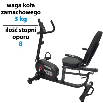Rower magnetyczny HERTZ Comfort 1 Czarny