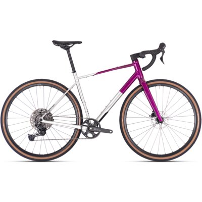 Rower gravel SUPERIOR XR 6.3 GR U21 28 cali Fioletowo-szary