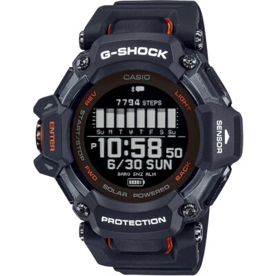 Zegarek sportowy CASIO G-Shock G-Squad GBD-H2000-1AER Czarny
