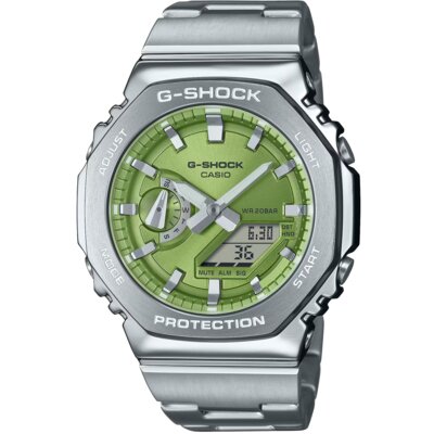 Zegarek CASIO G-Shock Octagon GM-2110D-3AER Srebrny