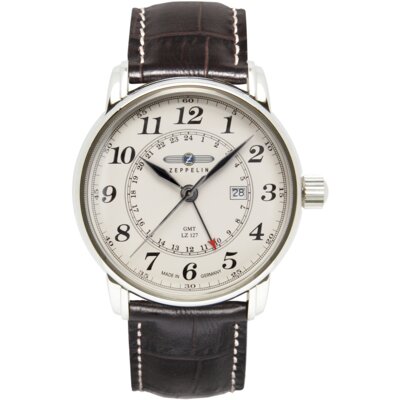 Zegarek ZEPPELIN LZ 127 Graf Zeppelin 7642-5 Srebrny