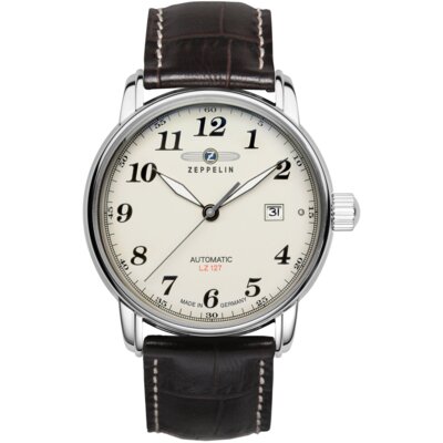 Zegarek ZEPPELIN LZ 127 Graf Zeppelin 7656-5 Srebrny