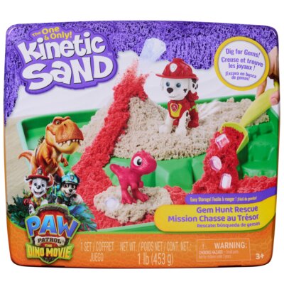 Piasek kinetyczny SPIN MASTER Kinetic Sand Zestaw Psi Patrol i Dinozaury - Marshall 6077615