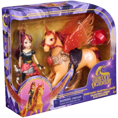 Lalka SPIN MASTER Unicorn Academy Valentina Płomyk i Jednorożec 6076942