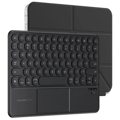 Etui na iPad AMAZINGTHING Minimal Keylite Combo do Apple iPad 10.9/11 Czarny Klawiatura