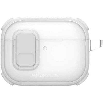 Etui na słuchawki AMAZINGTHING Titan Pro Mag Case do Apple Airpods Pro 3 Biały