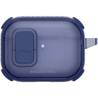 Etui na słuchawki AMAZINGTHING Titan Pro Mag Case do Apple Airpods Pro 3 Niebieski