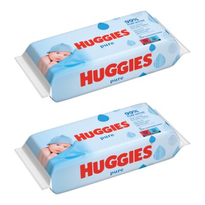 Chusteczki nawilżane HUGGIES Pure (112 szt.)