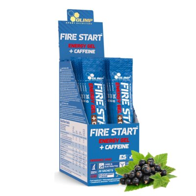 Żel energetyczny OLIMP Fire Star+Coffeine Czarna porzeczka (36 g)