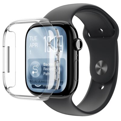 Etui AMAZINGTHING Minimal do Apple Watch 11 (46mm) Przezroczysty