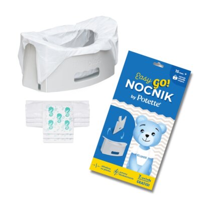 Nocnik POTETTE PLUS EasyGo Jasnoszary