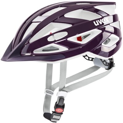 Kask rowerowy UVEX i-Vo 3D Fioletowy MTB z możliwością zamontowania lampki (rozmiar 56-60)