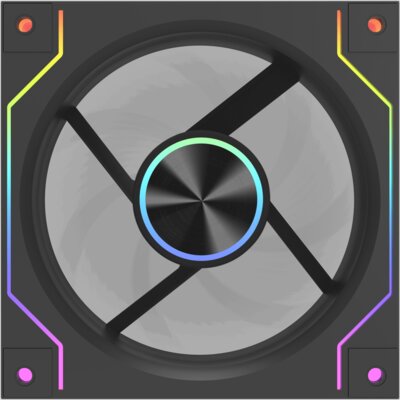 Wentylator DARKFLASH DM20 Line Czarny