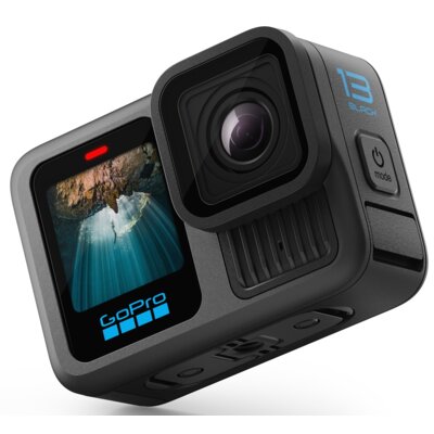 Kamera sportowa GOPRO HERO 13 BLACK, filmy 5.3K 60 FPS, matryca 1/1,9, GPS, Wi-Fi, Bluetooth + HB-SERIES Lens Collection