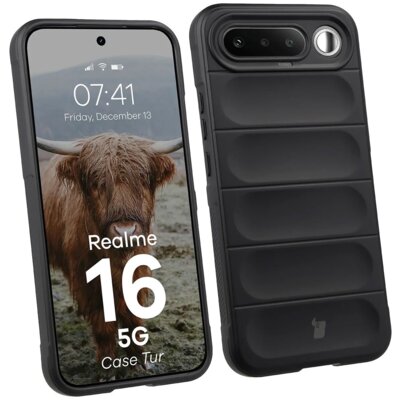 Etui BIZON Tur do Realme 16 5G Czarny