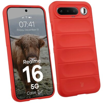 Etui BIZON Tur do Realme 16 5G Czerwony