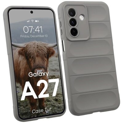 Etui BIZON Tur do Samsung Galaxy A27 5G Jasnoszary