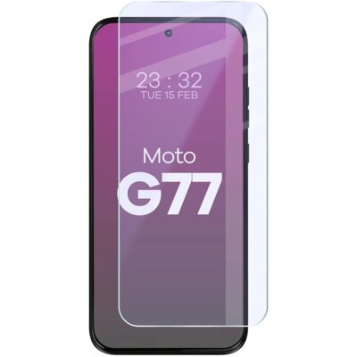 Szkło hybrydowe BIZON Hybrid Mule do Motorola Moto G77 5G