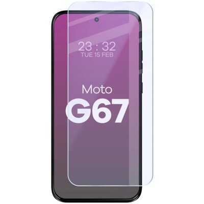 Szkło hybrydowe BIZON Hybrid Mule do Motorola Moto G67 5G