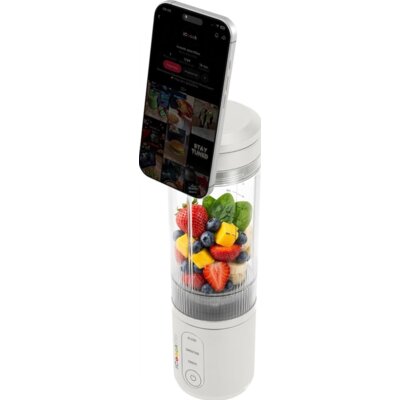 Blender personalny ICOOOK GO MBL-IC-01/B Biały bezprzewodowy z uchwytem magnetycznym na telefon