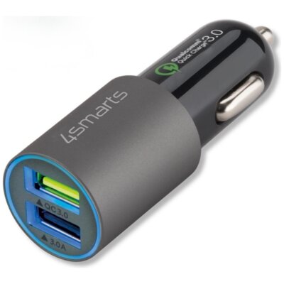 Ładowarka samochodowa 4SMARTS Rapid 30W Szary