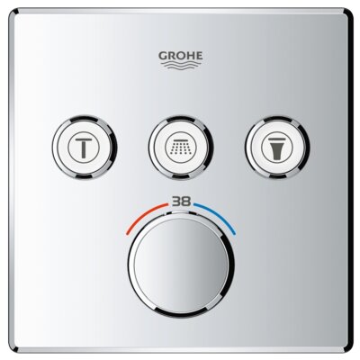 Bateria prysznicowa podtynkowa GROHE Grohtherm SmartControl 29126000 Chrom