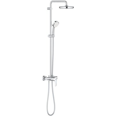 Zestaw prysznicowy natynkowy GROHE Tempesta Cosmopolitan System 210 26224001 z deszczownicą Chrom