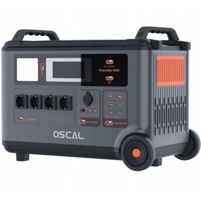 Stacja zasilania OSCAL PowerMax 6000 3600Wh