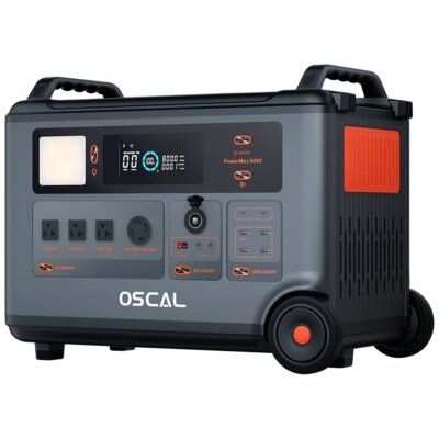 Stacja zasilania OSCAL PowerMax 6000 3600Wh