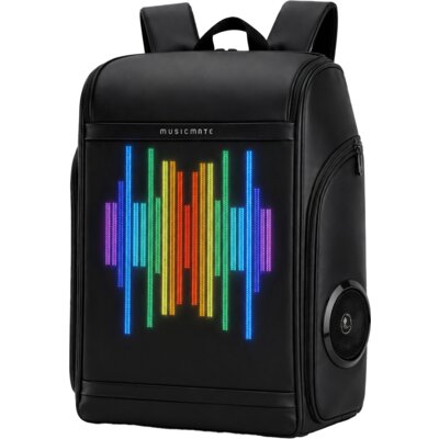 Plecak na laptopa MUSICMATE MM-BP30 AudioWave 15.6 cali Czarny
