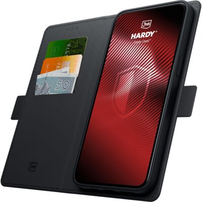 Etui 3MK Hardy Foldy Case do Samsung Galaxy S25 Czarny