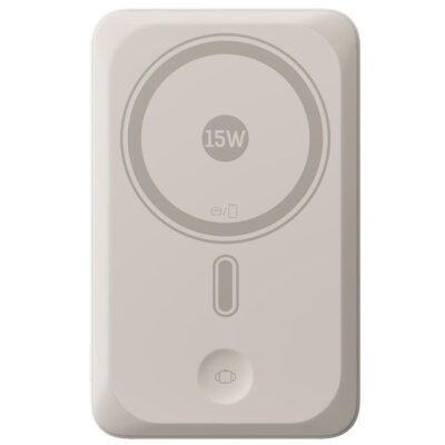 Powerbank 3MK SafeCell MagSafe 10000 mAh 22.5W Beżowy